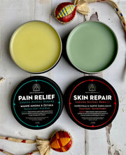 Load image into Gallery viewer, Herbal Salve Bundle (Pain Relief + Skin Repair)