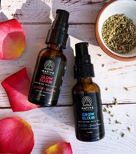 Grow + Glow Duo for Healthy Skin and Hair - nativebotanicals